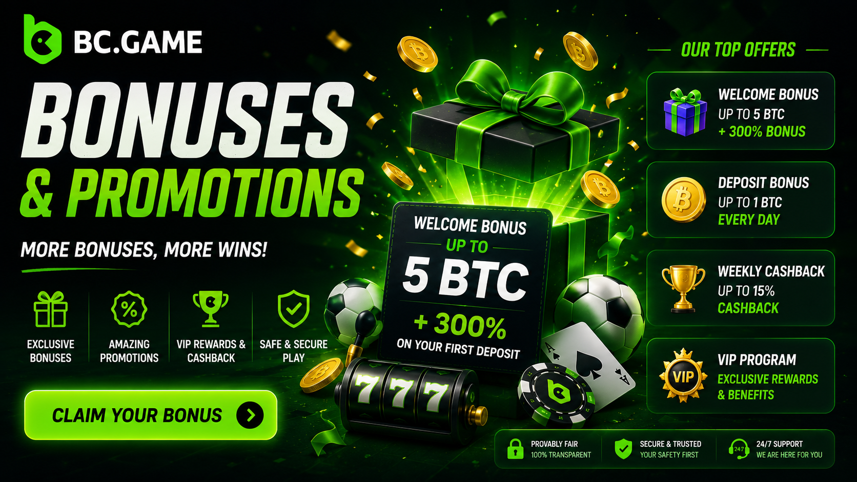 Bonuses and Promotions